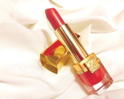 ピュア カラー クリスタル シアー リップスティック 29 デミュア ローズ シマー/ESTEE LAUDER/口紅を使ったクチコミ(1枚目)