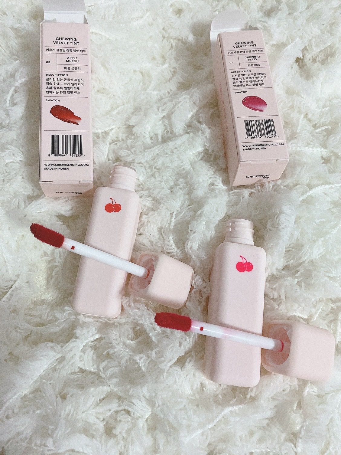 チューインガムベルベットティント/KIRSH(キルシー)/リップティントを使ったクチコミ（1枚目）