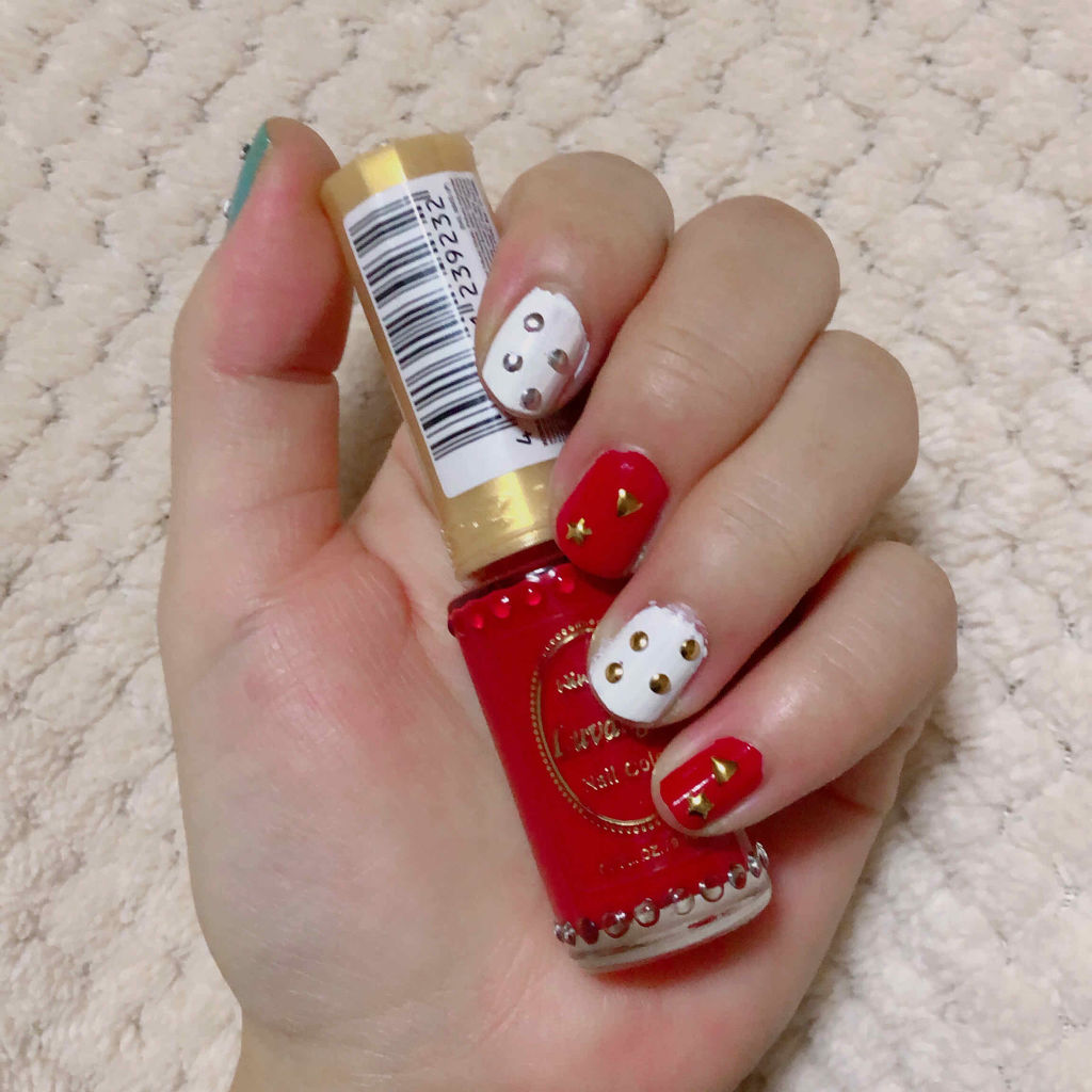 ウィンマックス ラブエンゼルネイルカラー/DAISO/マニキュアを使ったクチコミ（1枚目）