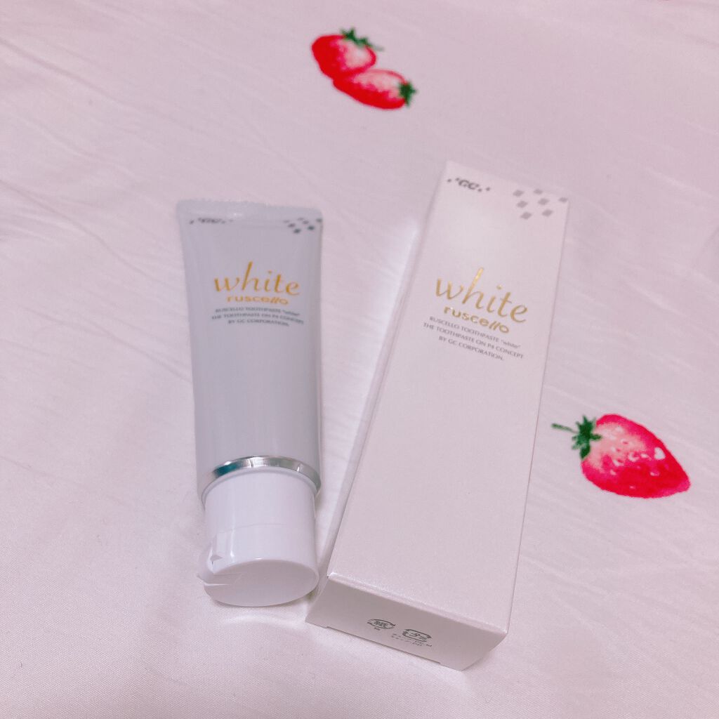 歯みがきペーストホワイト/ルシェロ/歯磨き粉を使ったクチコミ（1枚目）