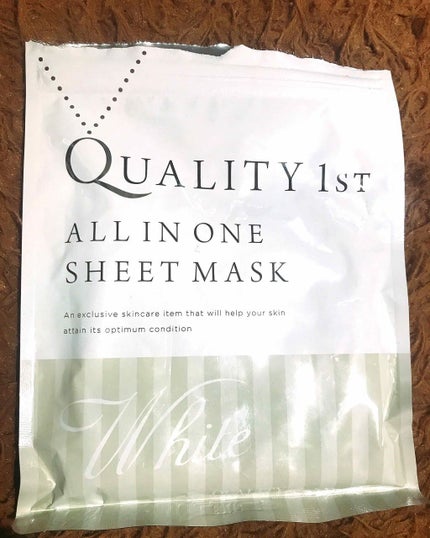 オールインワンシートマスク ホワイトEX/クオリティファースト/シートマスク・パックを使ったクチコミ(1枚目)