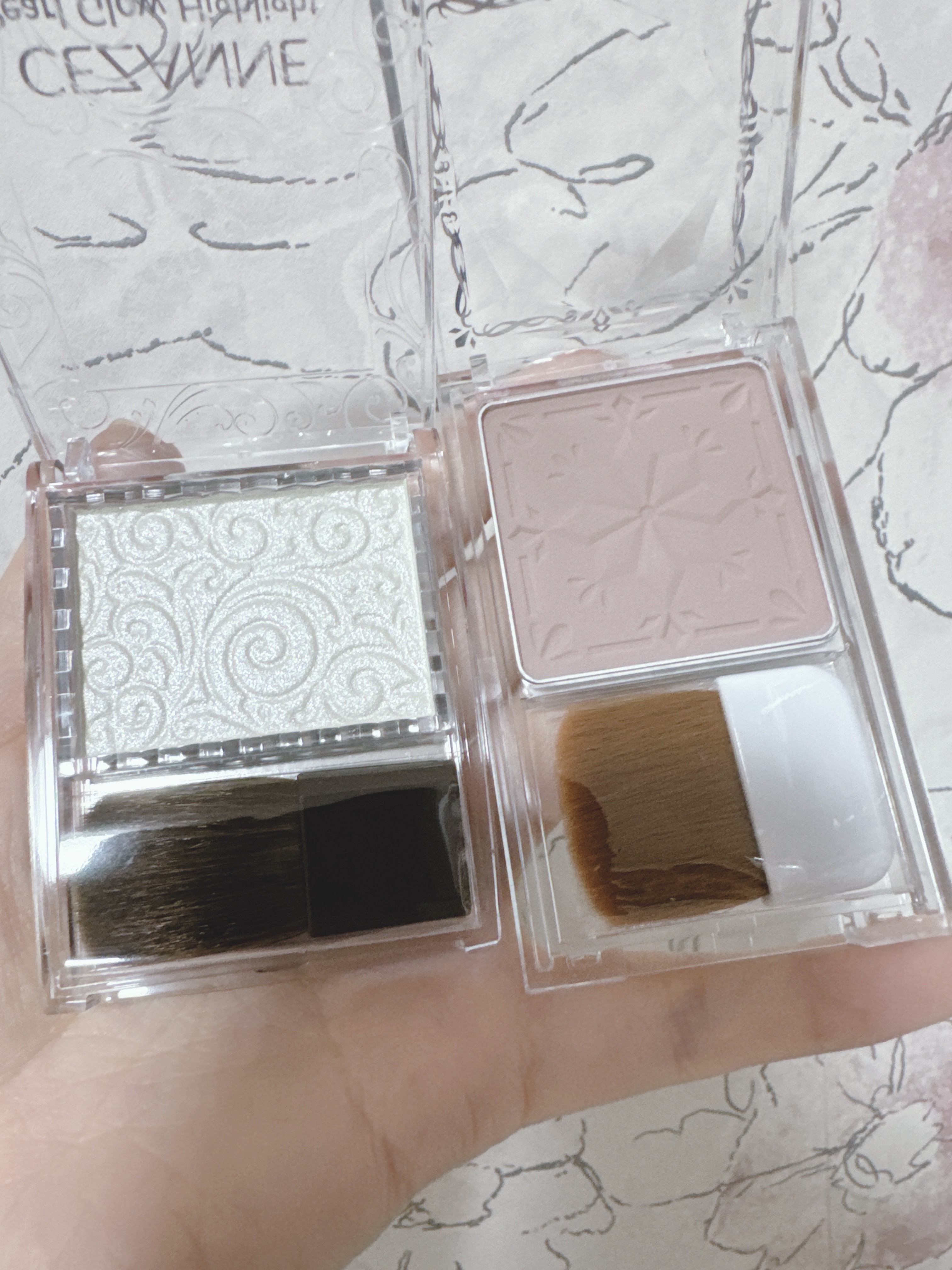 パールグロウハイライト/CEZANNE/パウダーハイライトを使ったクチコミ（3枚目）