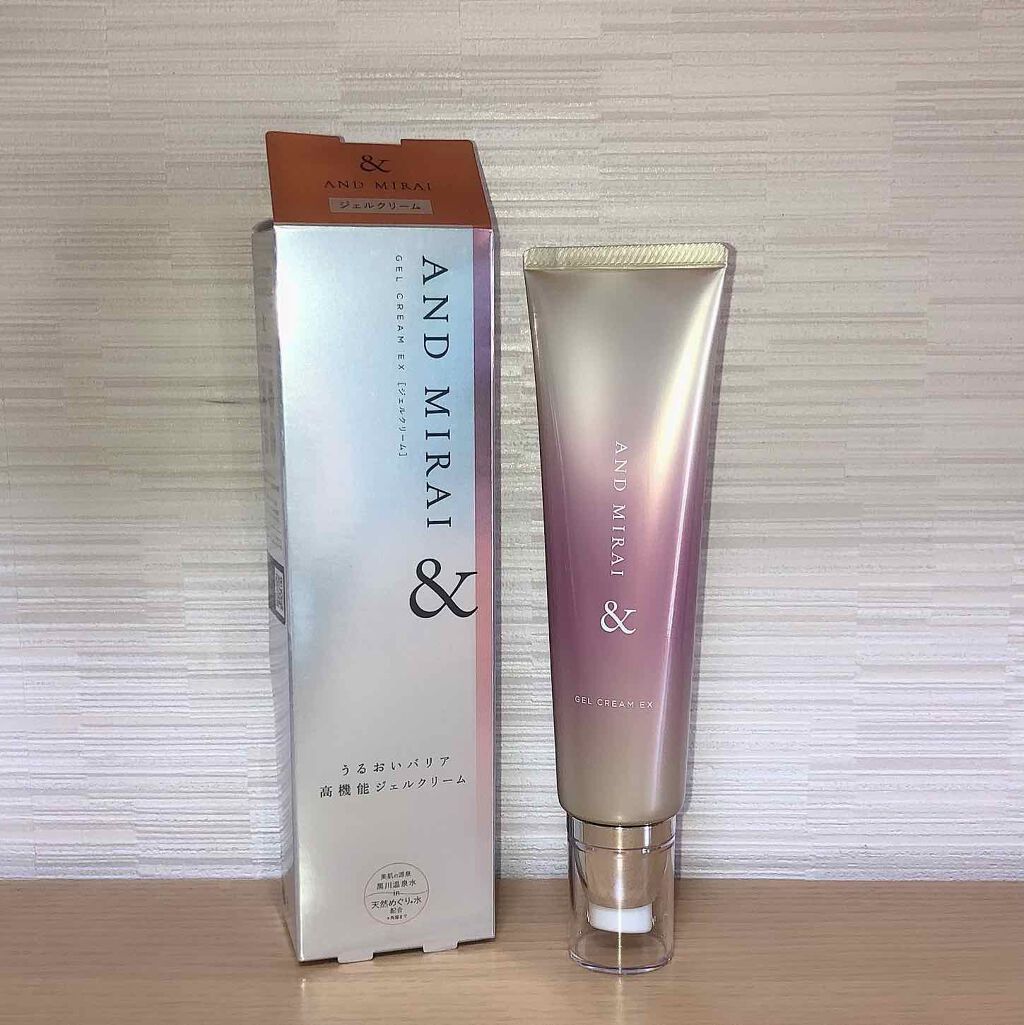 スキン アップ ジェルクリームEX/AND MIRAI/オールインワン化粧品を使ったクチコミ(1枚目)