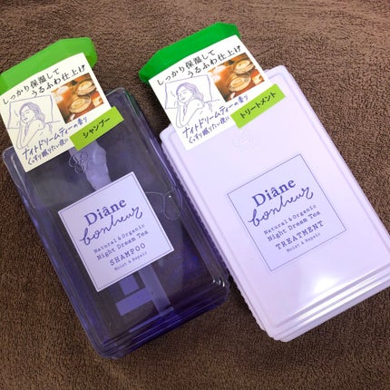 ダイアンボヌール モイスト&リペア シャンプー/トリートメント ナイトドリームティーの香り/ダイアン/市販シャンプーを使ったクチコミ(1枚目)