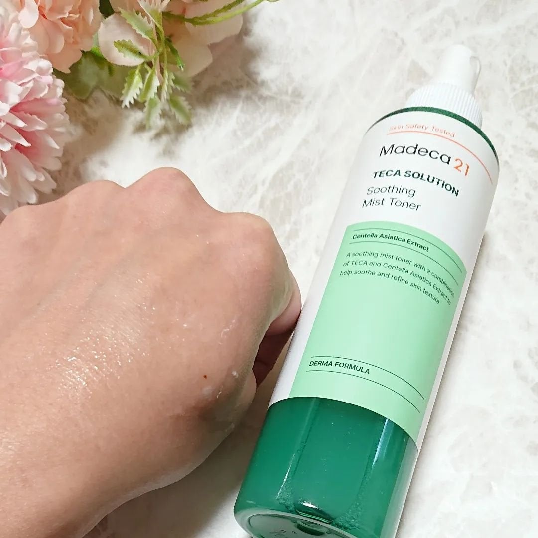 テカソルーションスージングミストトナー/Madeca21/ミスト状化粧水を使ったクチコミ(4枚目)