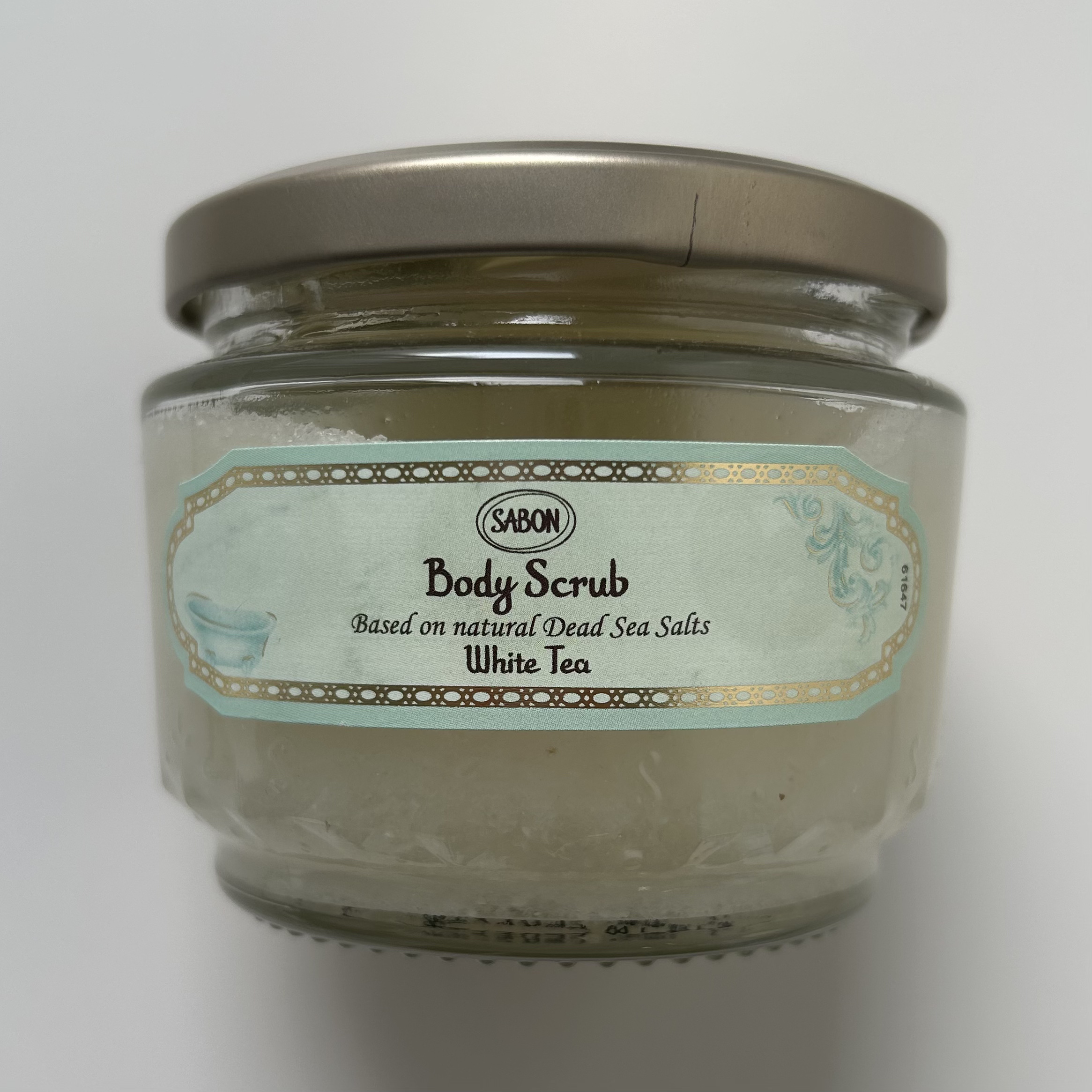 ボディスクラブ ホワイトティー ホワイトティー 320g/SABON/ボディスクラブを使ったクチコミ（1枚目）