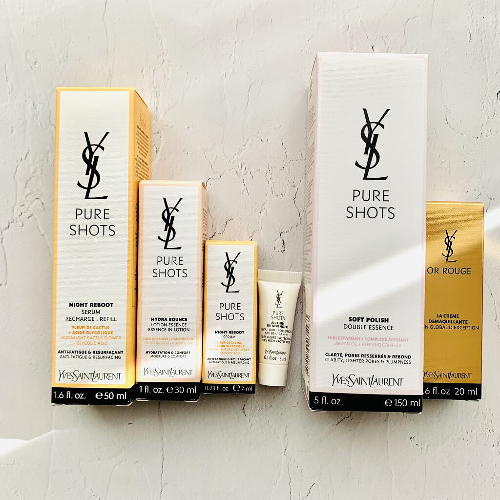 ピュアショット ナイト リチャージセラム/YVES SAINT LAURENT BEAUTE/美容液を使ったクチコミ（1枚目）