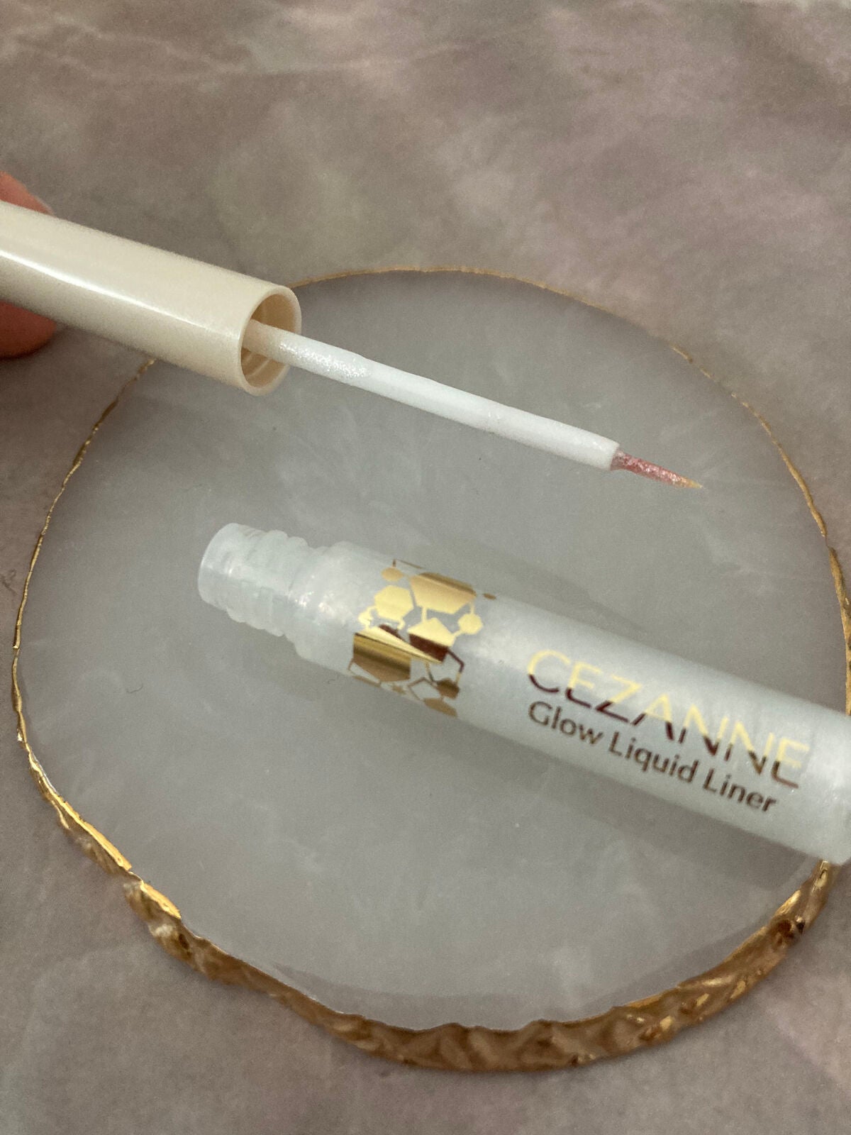 グロウリキッドライナー/CEZANNE/リキッドアイライナーを使ったクチコミ(3枚目)