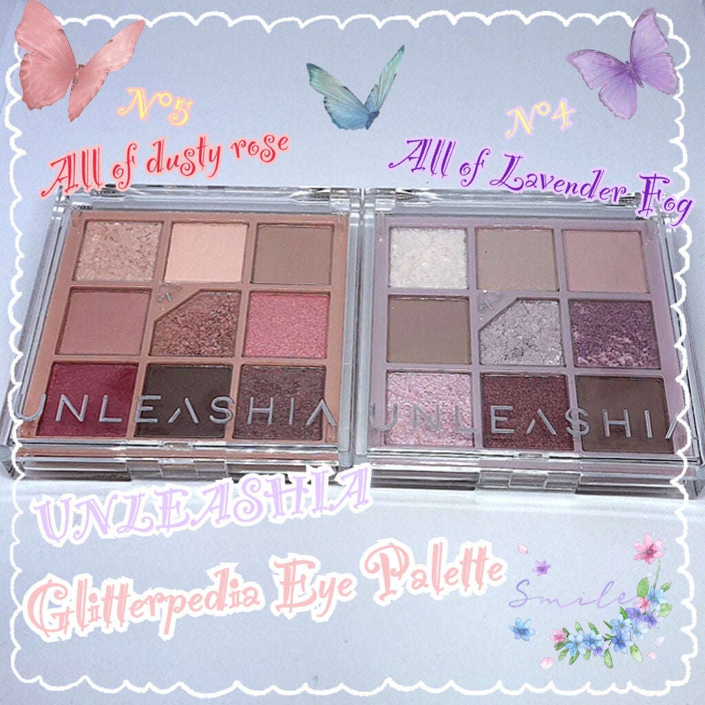 グリッターペディアアイパレット/unleashia/アイシャドウパレットを使ったクチコミ(1枚目)