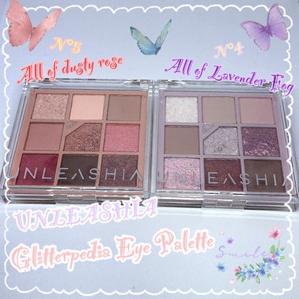 グリッターペディアアイパレット/unleashia/アイシャドウパレットを使ったクチコミ(1枚目)