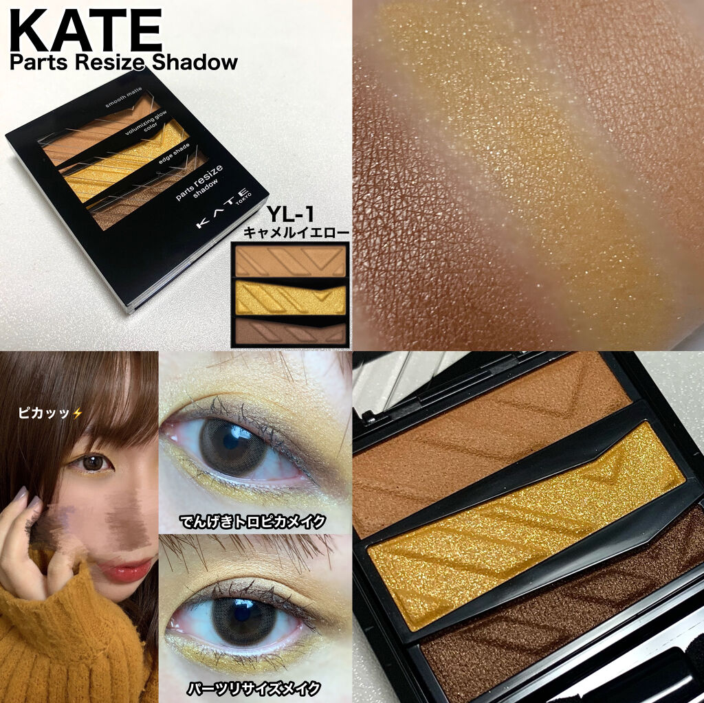 パーツリサイズシャドウ/KATE/アイシャドウパレットを使ったクチコミ（1枚目）