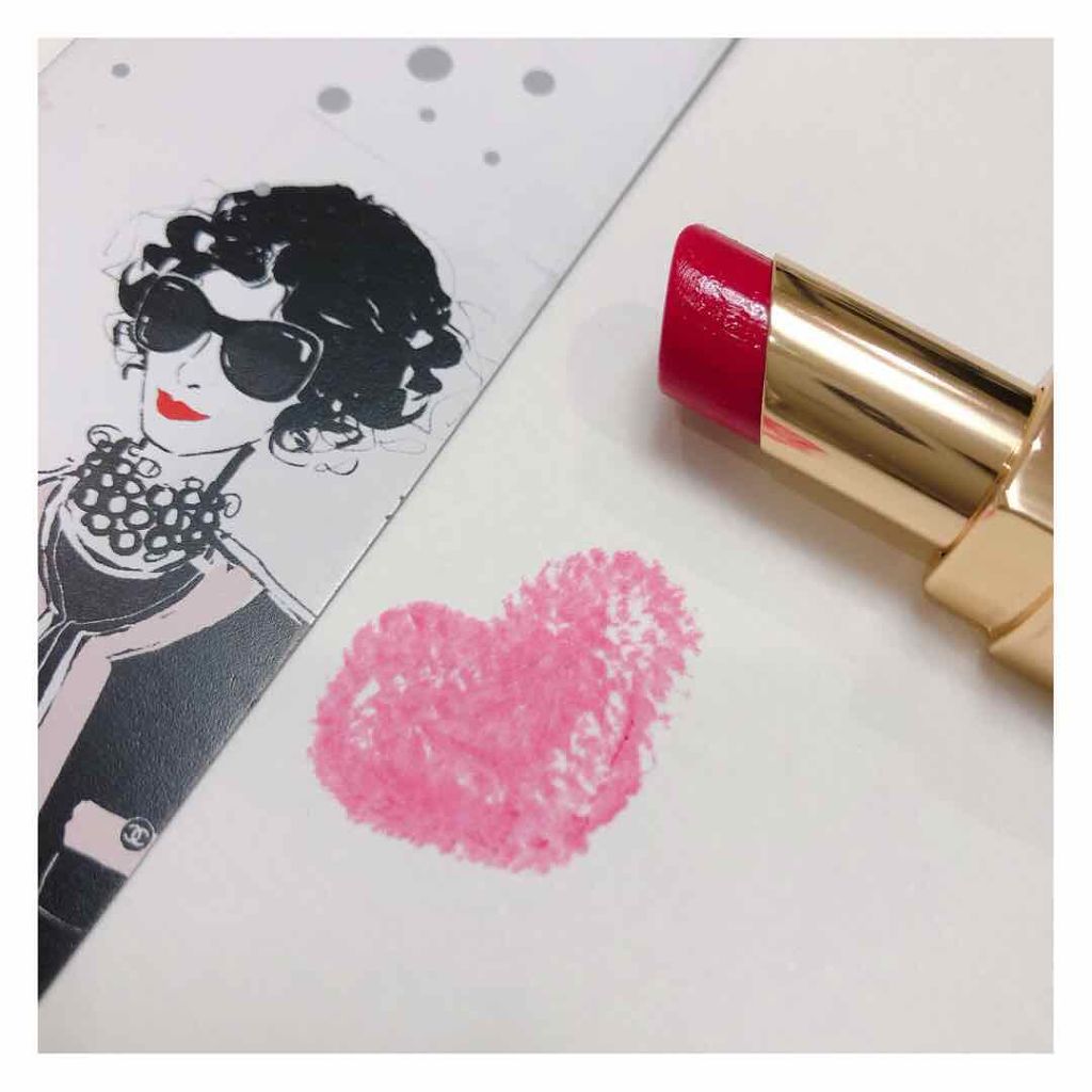 ルージュ ココ シャイン 118 エナジー/CHANEL/口紅を使ったクチコミ（2枚目）