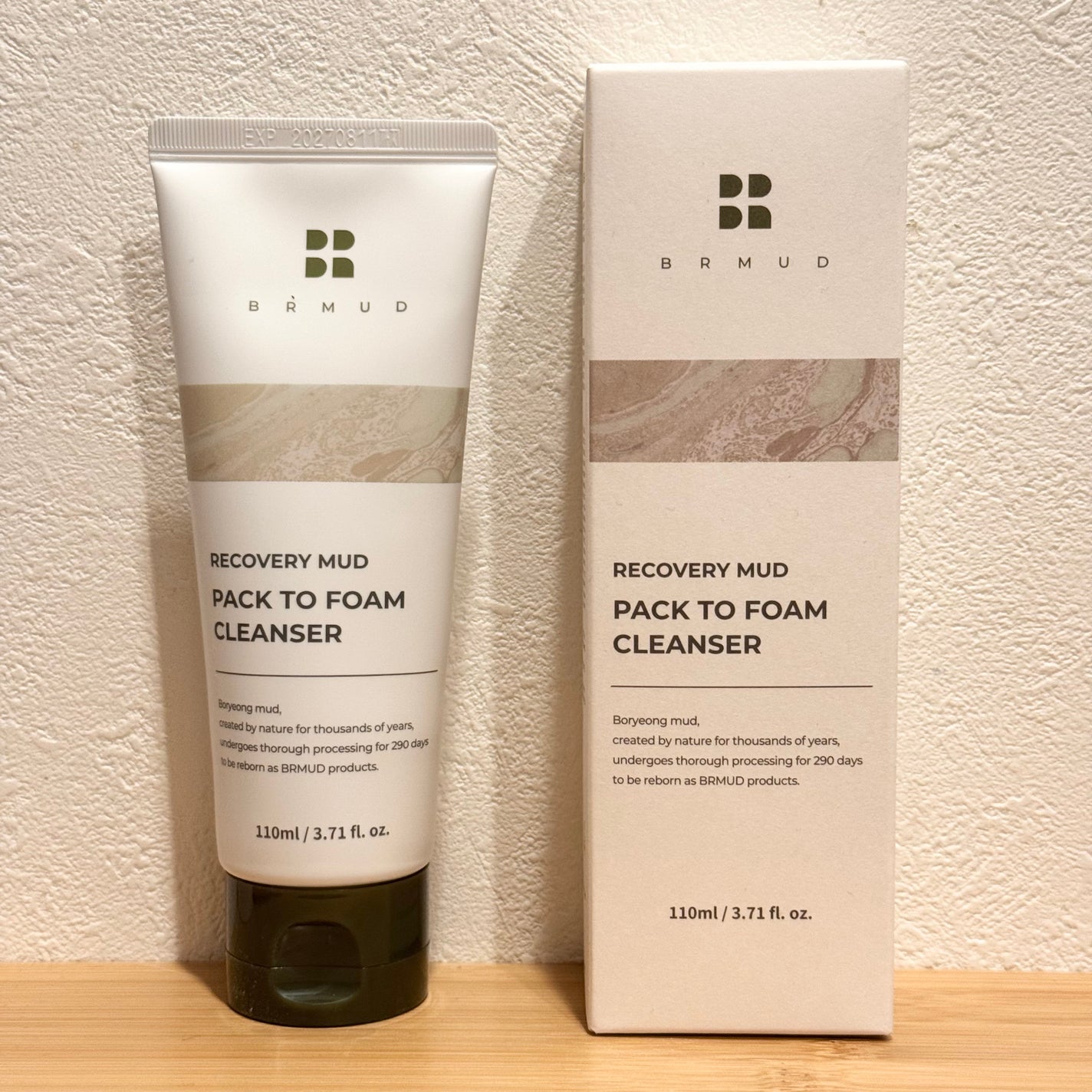 リカバリーマッドバックツーフォームクレンザー/BRMUD/洗顔フォームを使ったクチコミ(1枚目)