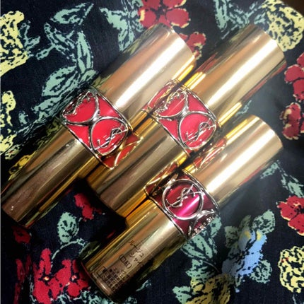 ルージュ ヴォリュプテ シャイン/YVES SAINT LAURENT BEAUTE/口紅を使ったクチコミ(1枚目)