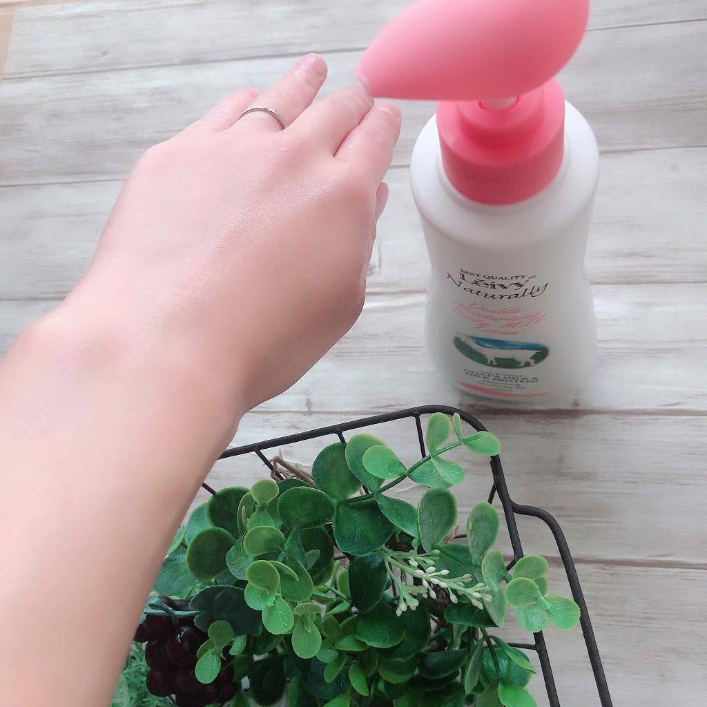 レイヴィー ボディローション ゴートミルク ポンプタイプ/Leivy/ボディローションを使ったクチコミ(3枚目)