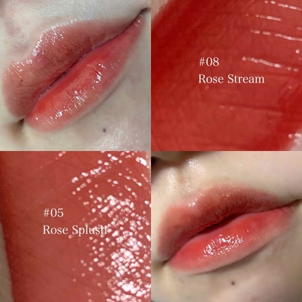 グラスティングウォーターティント/rom&nd/リップティントを使ったクチコミ(3枚目)