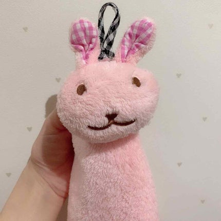 ハンドタオル(ループ付、うさぎ)/DAISO/その他スキンケアグッズを使ったクチコミ(2枚目)