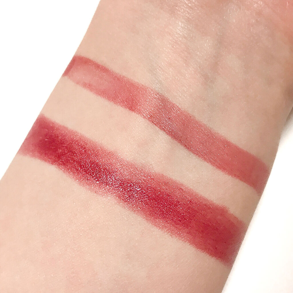 口紅（詰替用） 555 レッド系パール/ちふれ/口紅を使ったクチコミ（2枚目）