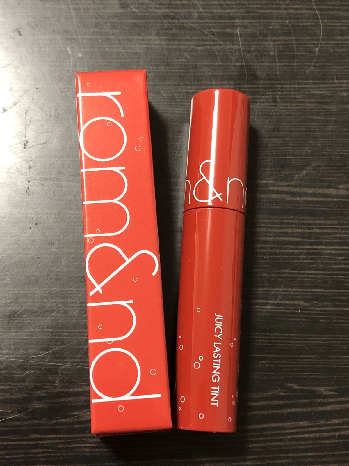 ジューシーラスティングティント/rom&nd/リップティントを使ったクチコミ（1枚目）