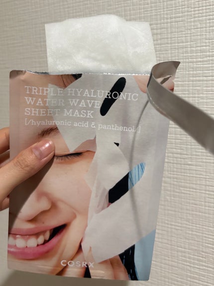 トリプルハイアルロニックウォーターウェーブシートマスク /COSRX/シートマスク・パックを使ったクチコミ(3枚目)