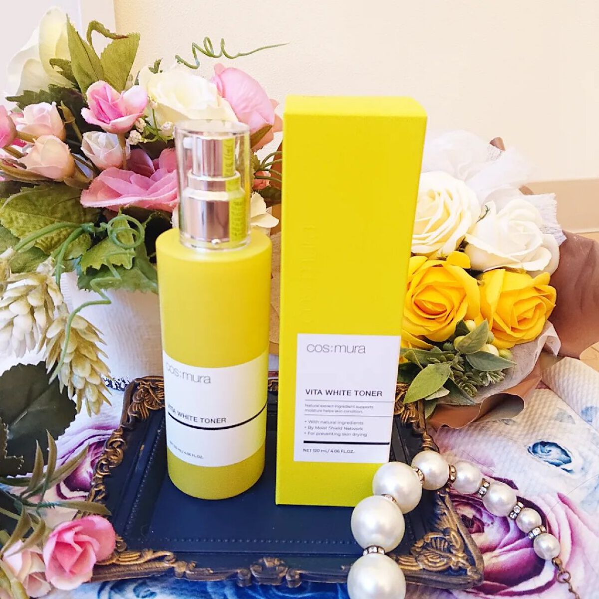 cos:mura ビタホワイトトナーのクチコミ「cos:mura様の
【VITA WHITE TONER】
を使ってみました。

『商品説明』.....」（1枚目）