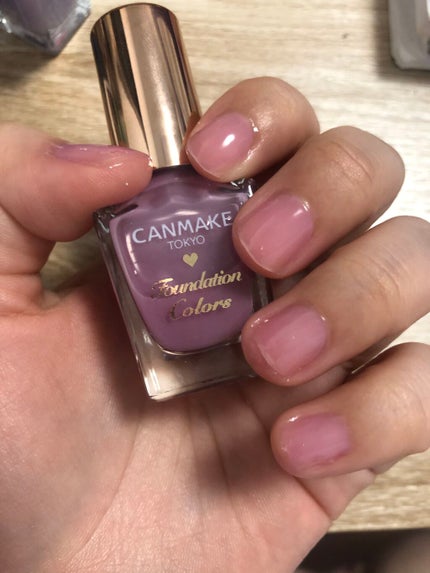 ファンデーションカラーズ/キャンメイク/マニキュアを使ったクチコミ(4枚目)