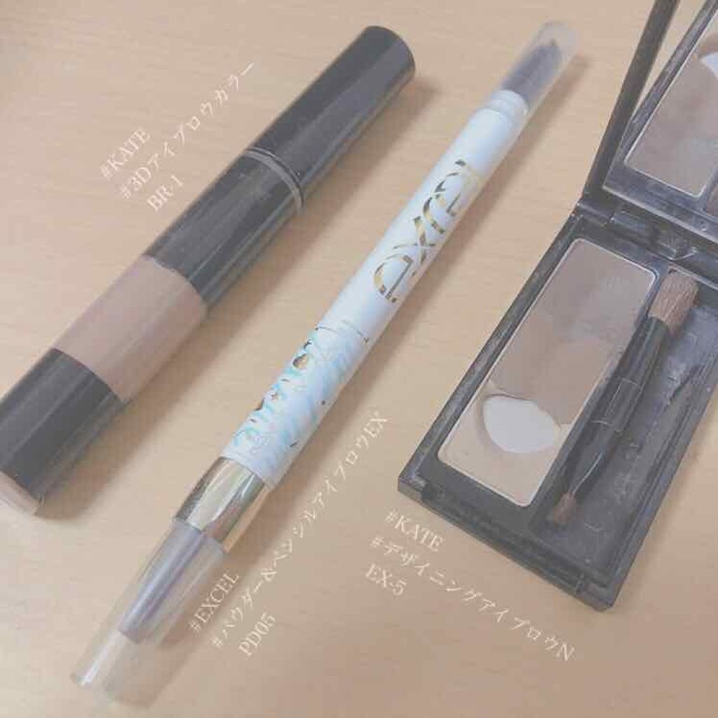 パウダー＆ペンシル　アイブロウＥＸ/excel/アイブロウペンシルを使ったクチコミ（2枚目）