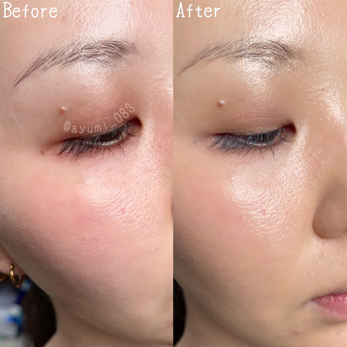 カーミンググロウアップクッションファンデーション/favs/リキッドファンデーションを使ったクチコミ(5枚目)