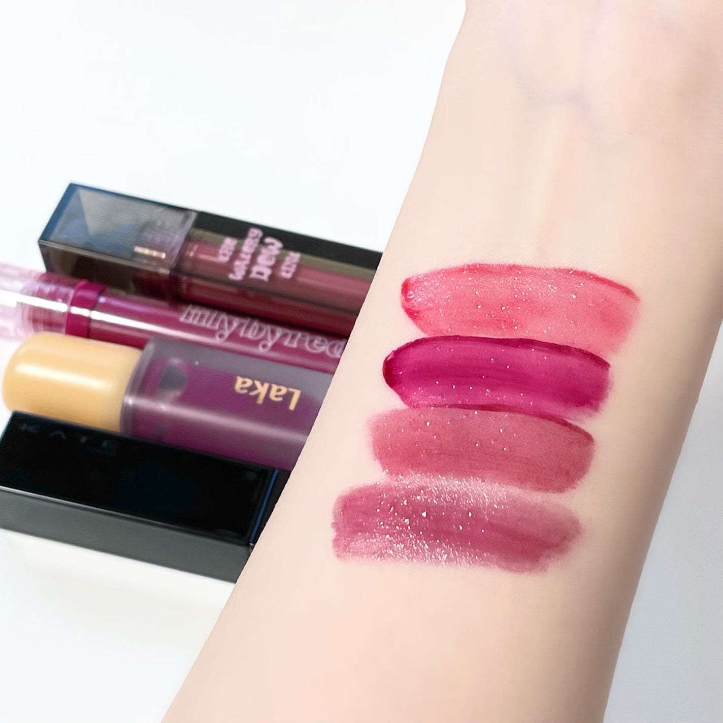 Glassy Layer Fixing Tint/lilybyred/口紅を使ったクチコミ(3枚目)