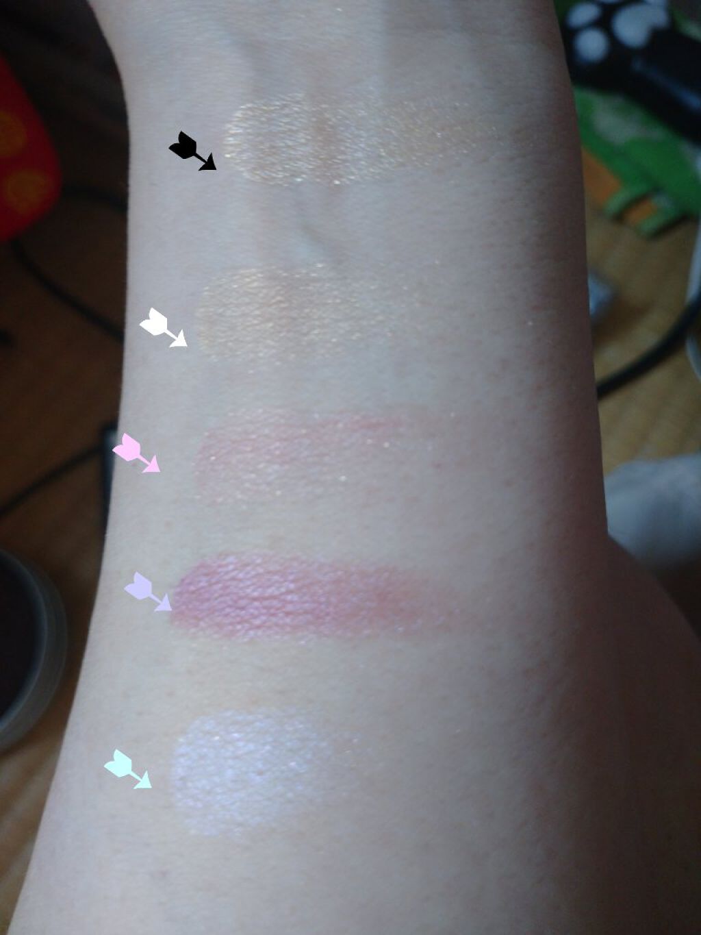 UR GLAM　VELVET EYE COLOR PALETTE イエロー&プラム/U R GLAM/アイシャドウパレットを使ったクチコミ（2枚目）