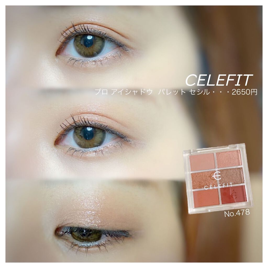 プロアイシャドウパレットセシル/CELEFIT/アイシャドウパレットを使ったクチコミ(1枚目)