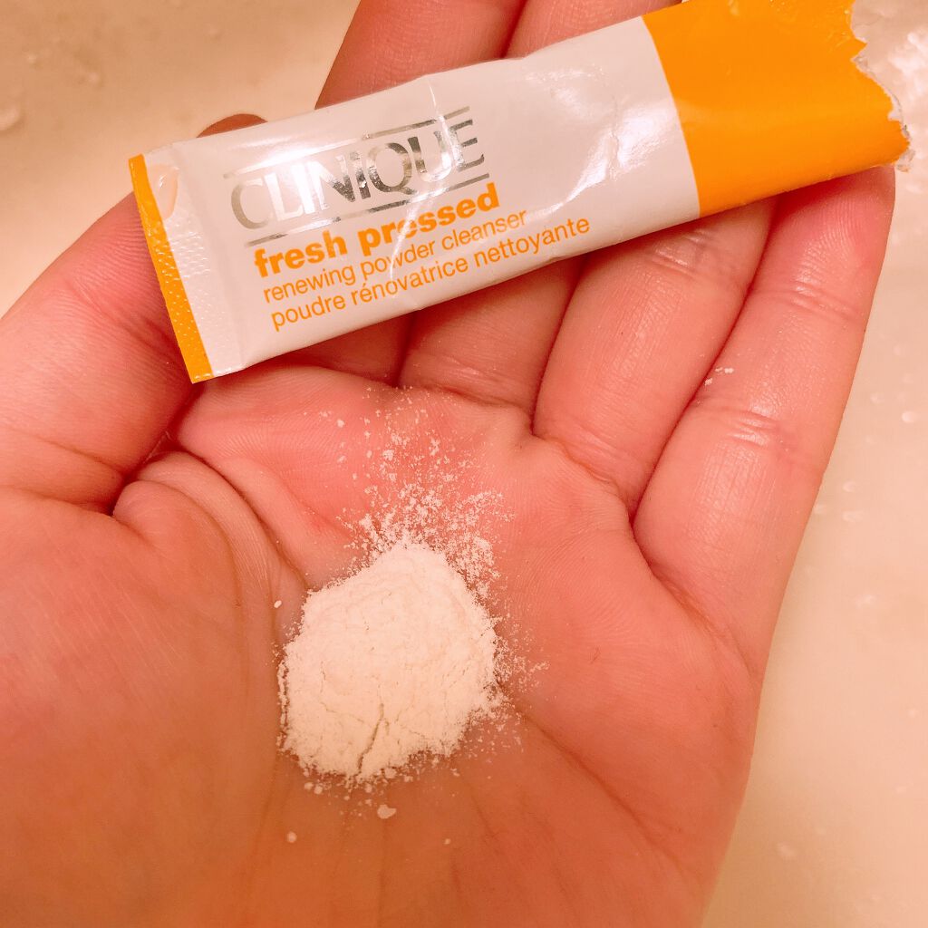 フレッシュ プレスト C パウダー クレンザー/CLINIQUE/洗顔パウダーを使ったクチコミ(2枚目)