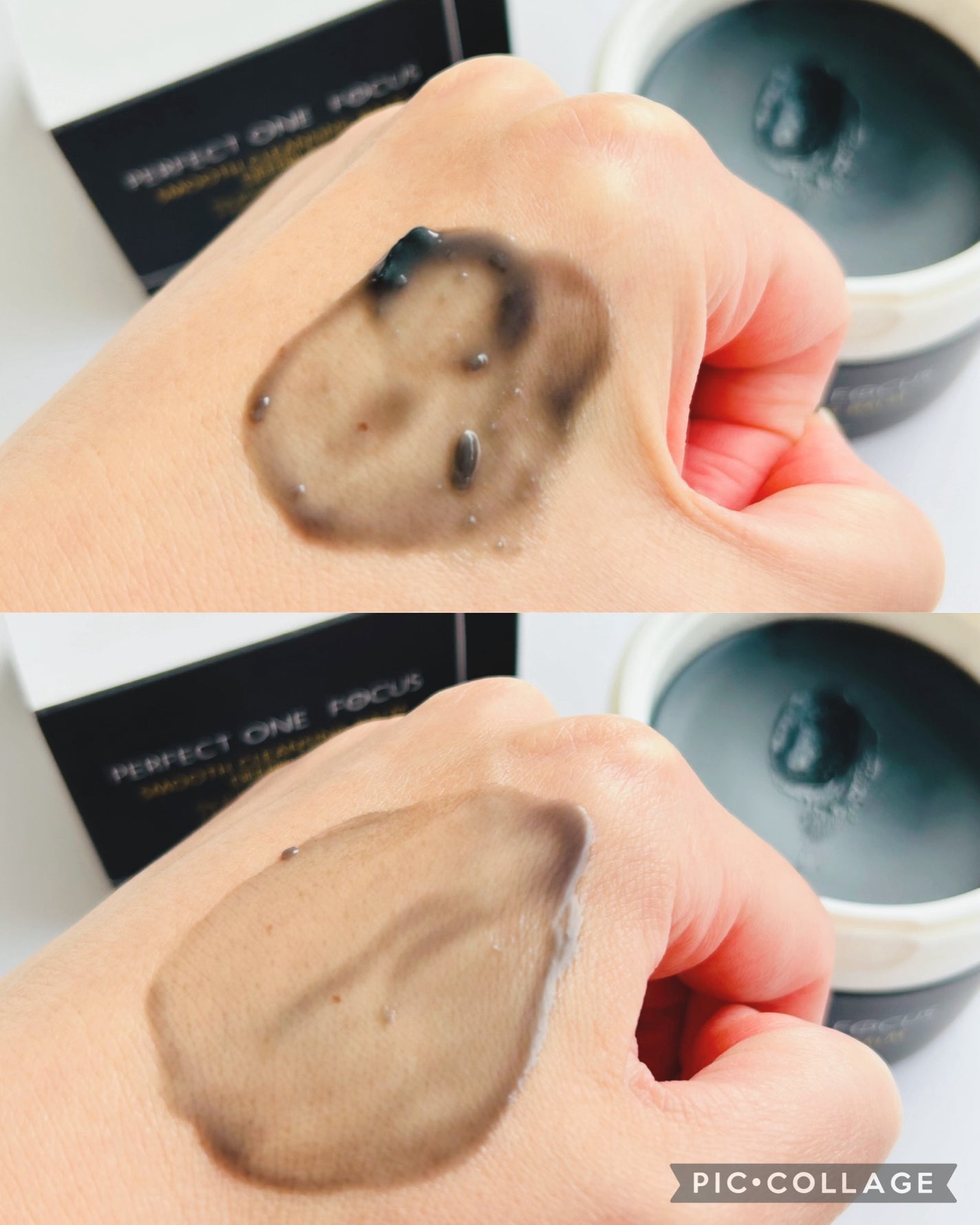 パーフェクトワンフォーカス スムースクレンジングバーム ディープブラック/PERFECT ONE  FOCUS/クレンジングバームを使ったクチコミ(3枚目)