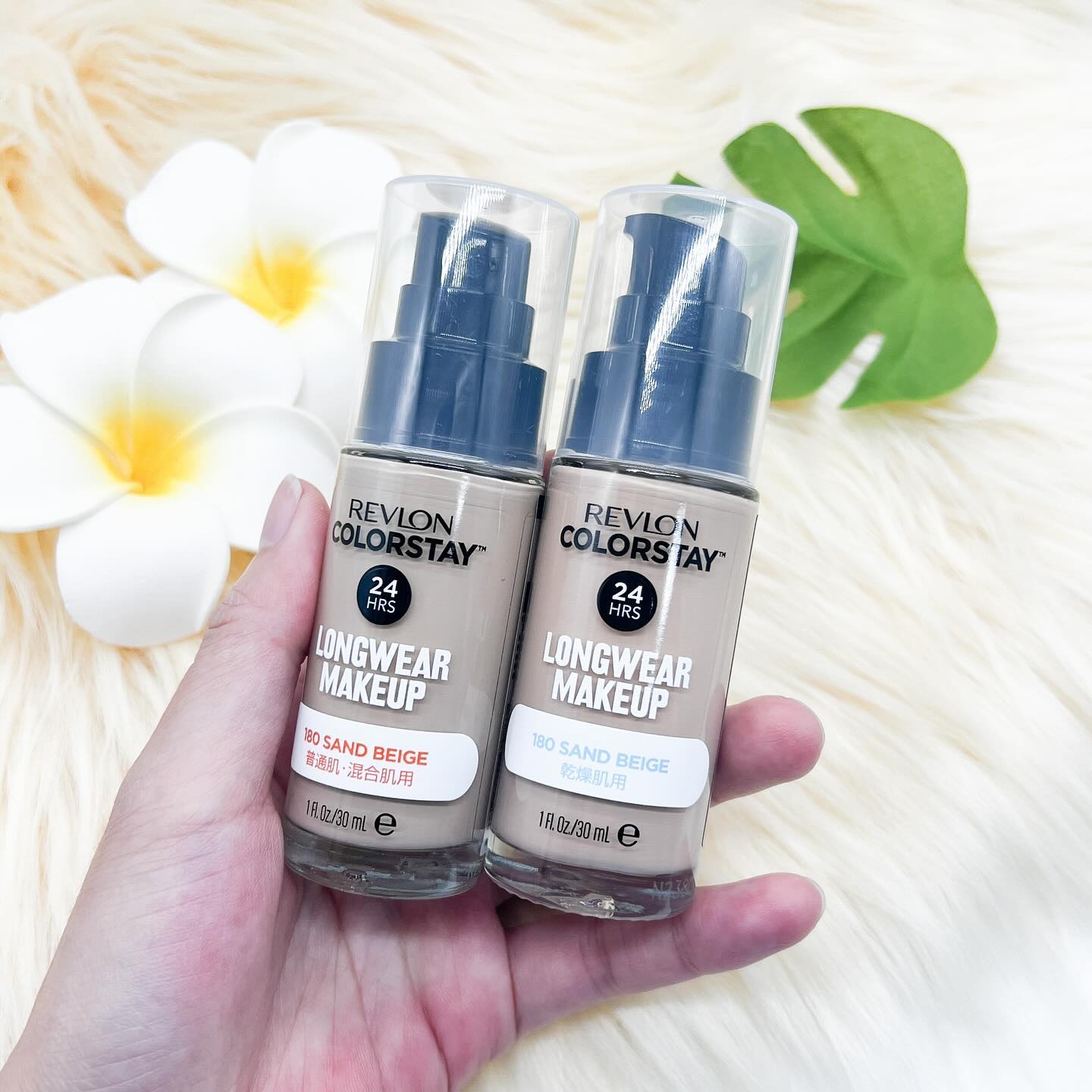 カラーステイ ロングウェア メイクアップ 180 サンド ベージュ/REVLON/リキッドファンデーションを使ったクチコミ（2枚目）