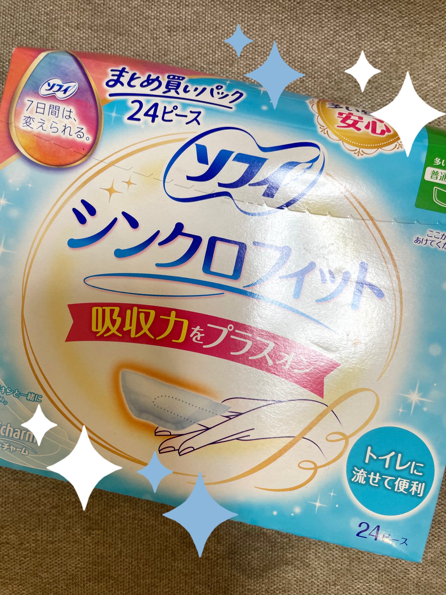 ソフィ シンクロフィット 多い日の昼用/ソフィ/ナプキンを使ったクチコミ(1枚目)