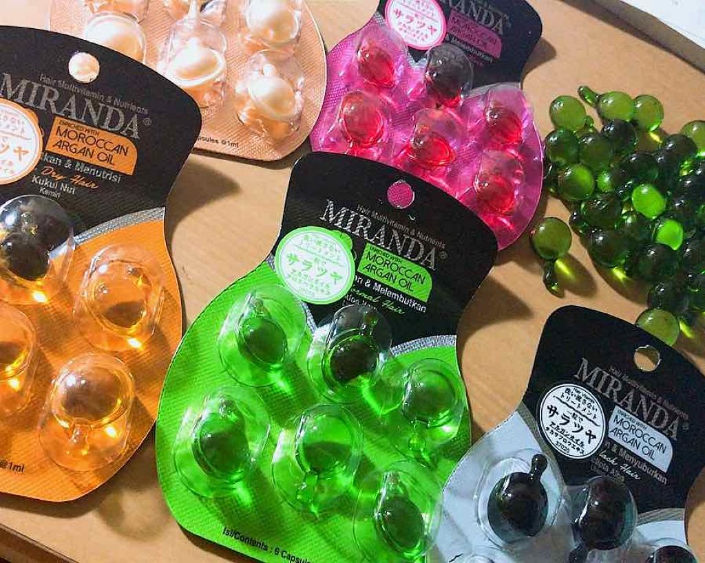 ヘアビタミン カラーケアヘアオイル/MIRANDA/ヘアオイルを使ったクチコミ(2枚目)