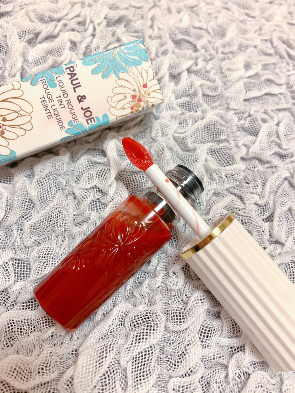 リキッドルージュ ティント(1/5新発売)/PAUL & JOE BEAUTE/リップティントを使ったクチコミ(5枚目)