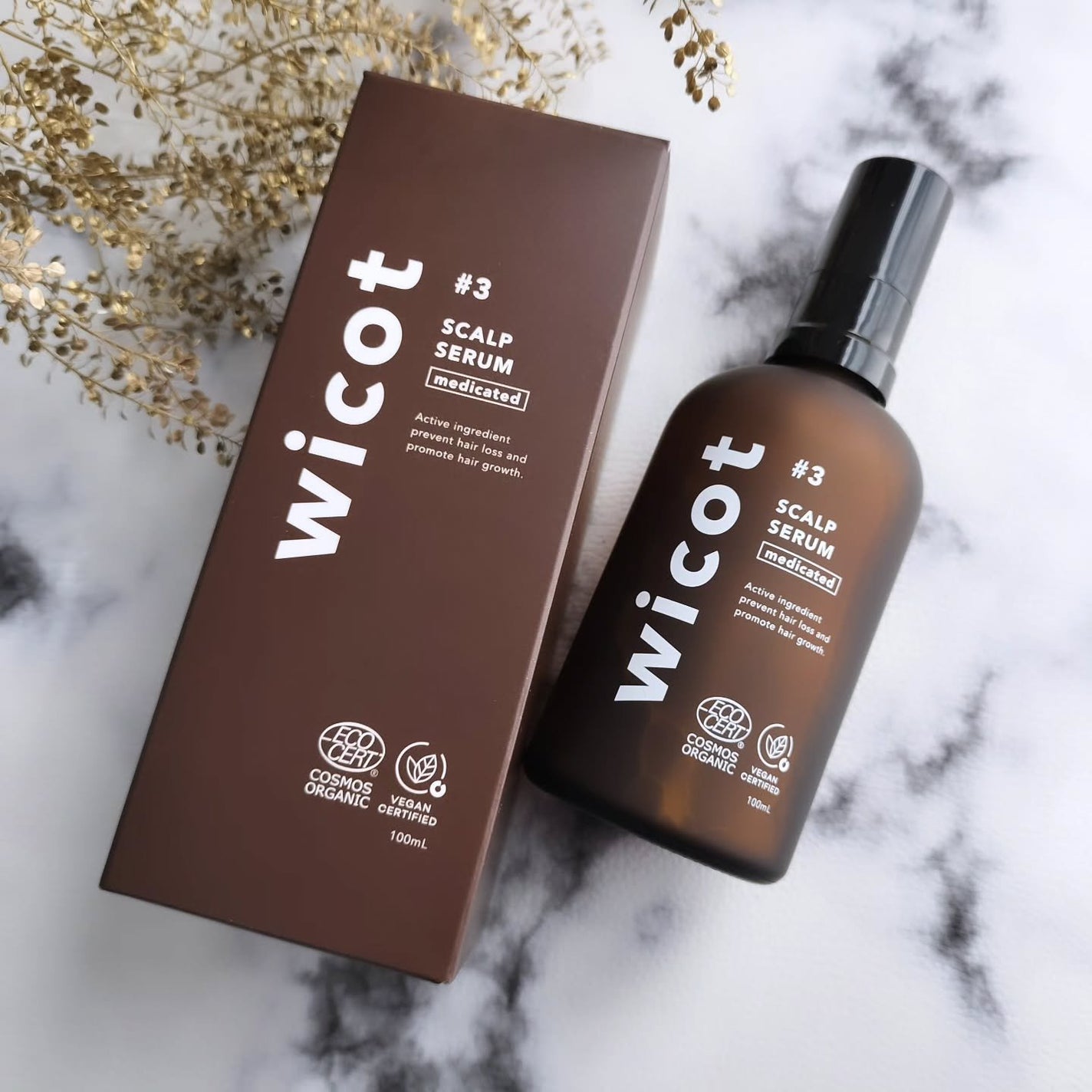 薬用スカルプセラム/wicot/頭皮ローションを使ったクチコミ(2枚目)