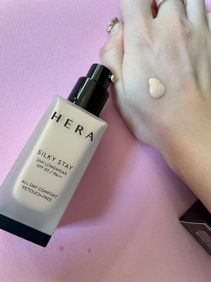 シルキーステイファンデーション/HERA/リキッドファンデーションを使ったクチコミ(1枚目)