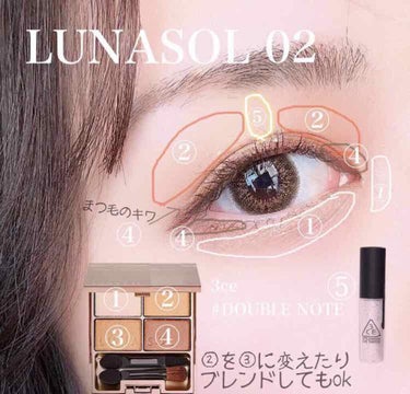 スキンモデリングアイズ/LUNASOL/アイシャドウパレットを使ったクチコミ（1枚目）