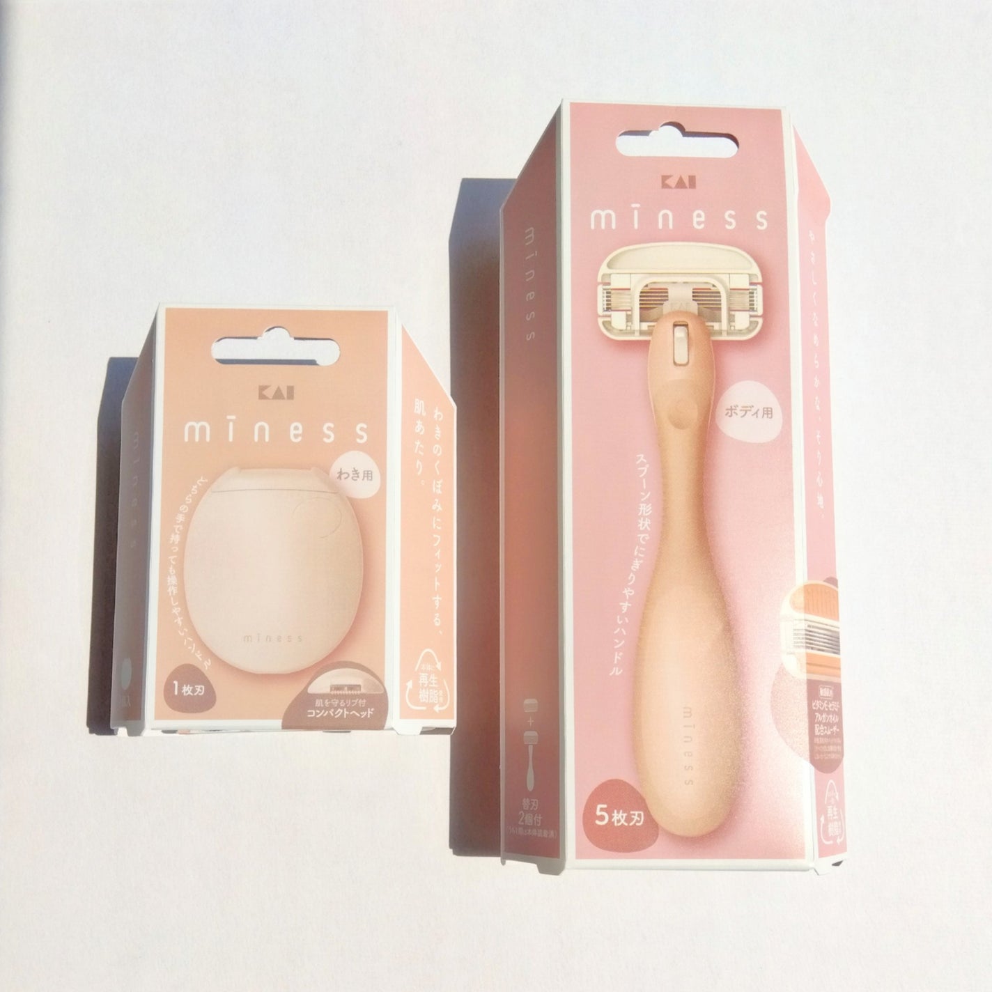 miness ボディ用カミソリ 替刃2個付/貝印/シェーバーを使ったクチコミ(5枚目)