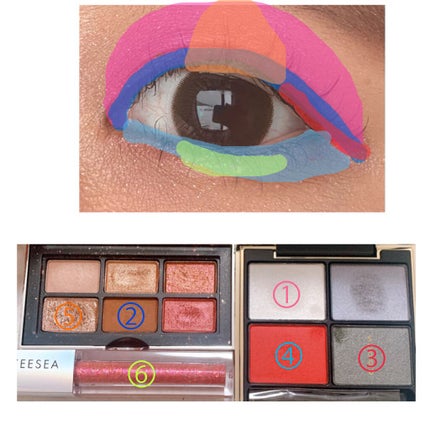 デザイニング カラー アイズ/SUQQU/アイシャドウパレットを使ったクチコミ(4枚目)