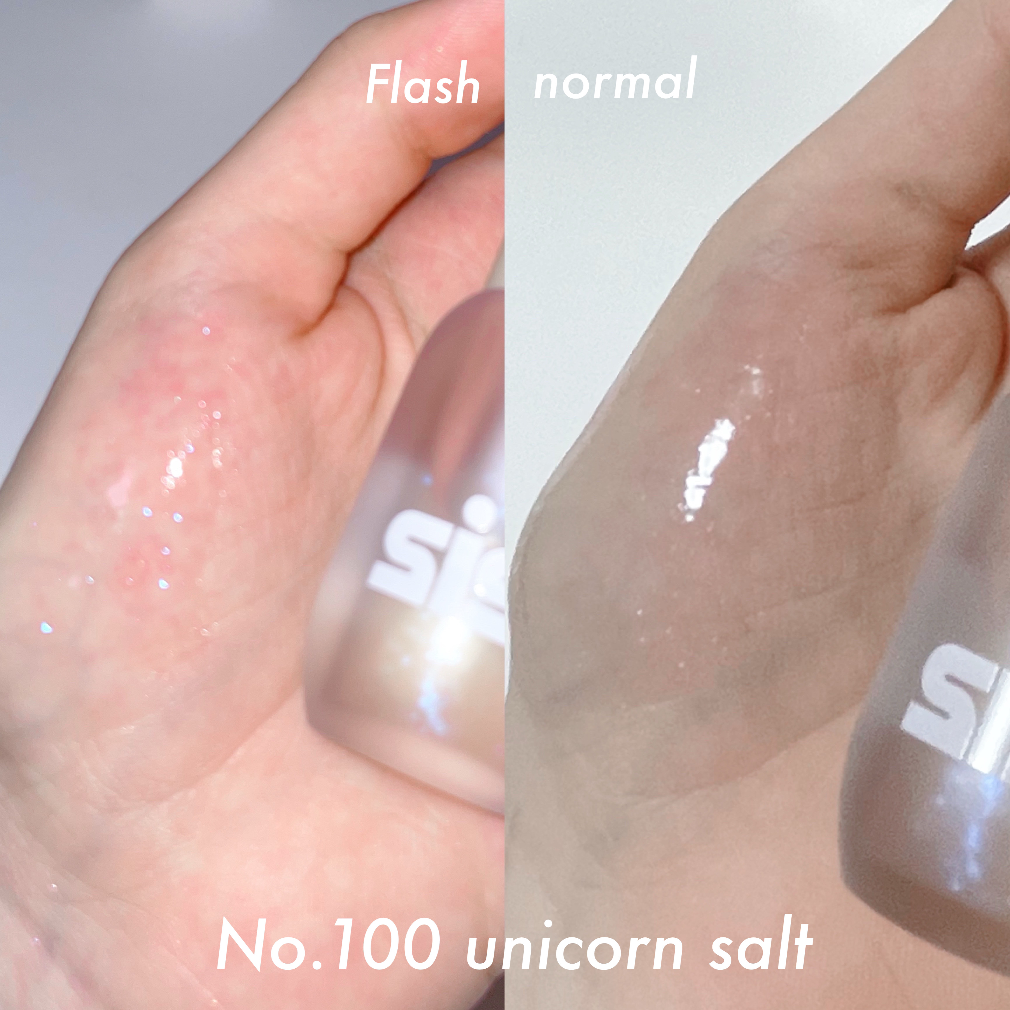 ポップコーンシロップダーマリッププランパー No.100 ユニコーンソルト/sisua by unleashia/リッププランパーを使ったクチコミ（3枚目）