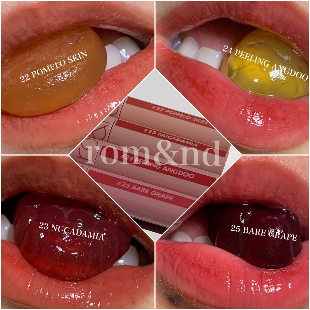 ジューシーラスティングティント/rom&nd/リップティントを使ったクチコミ(1枚目)