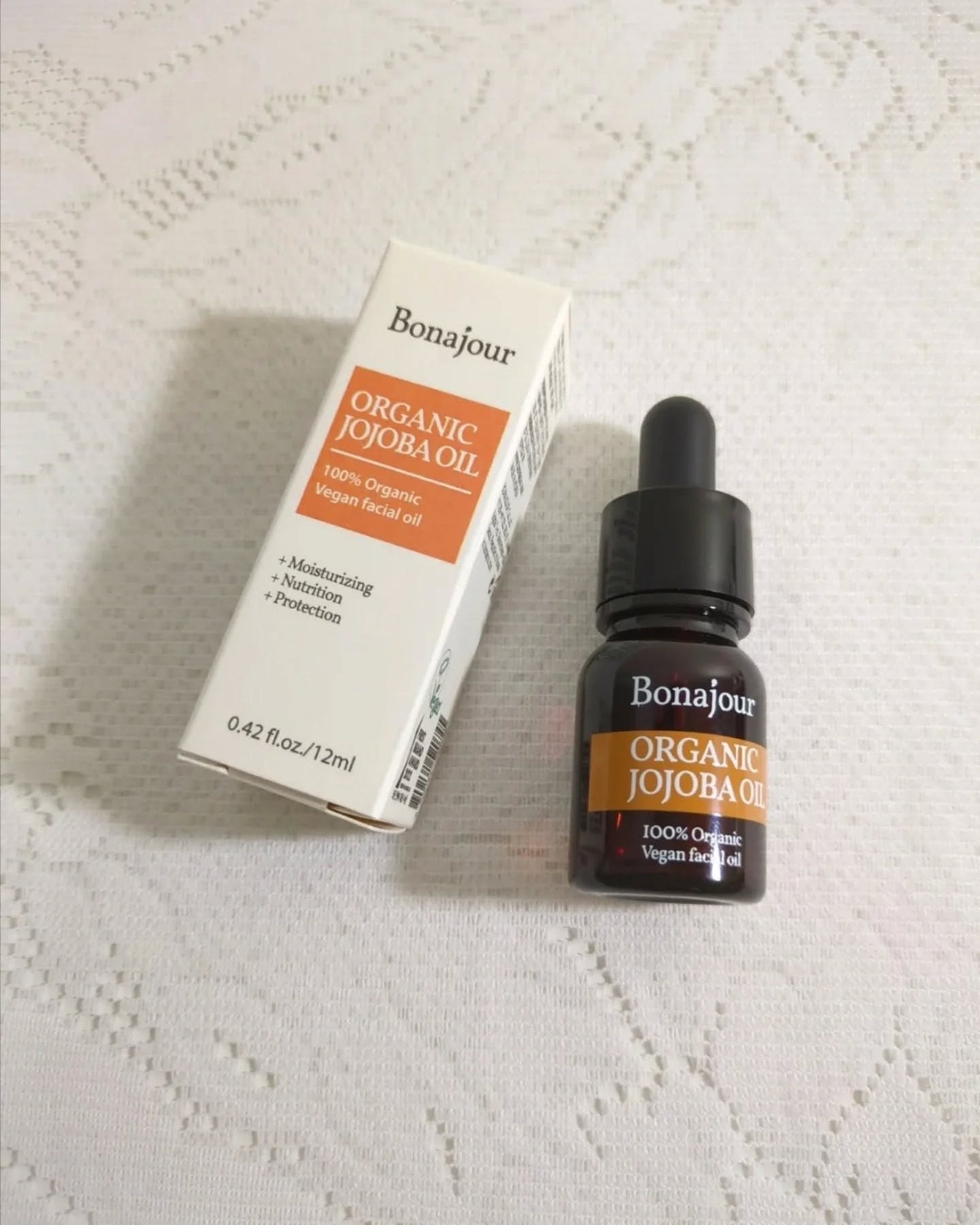 オーガニックホホバオイル/Bonajour/フェイスオイルを使ったクチコミ(2枚目)