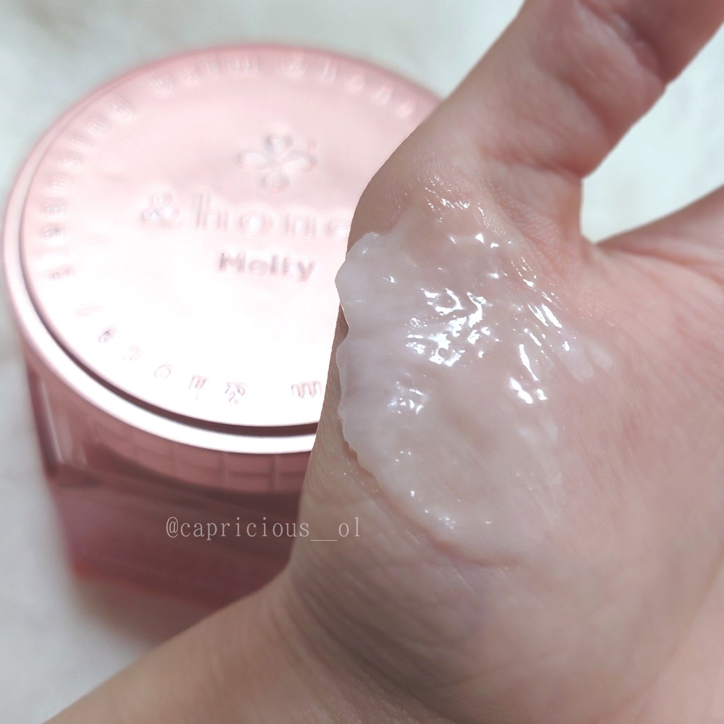 &honey クレンジングバーム メルティ ホット/&honey/クレンジングバームを使ったクチコミ(4枚目)