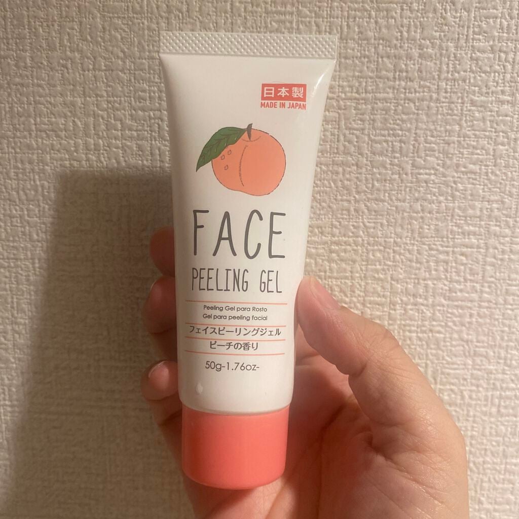 フェイスピーリングジェル ピーチの香り/DAISO/ピーリングを使ったクチコミ(1枚目)