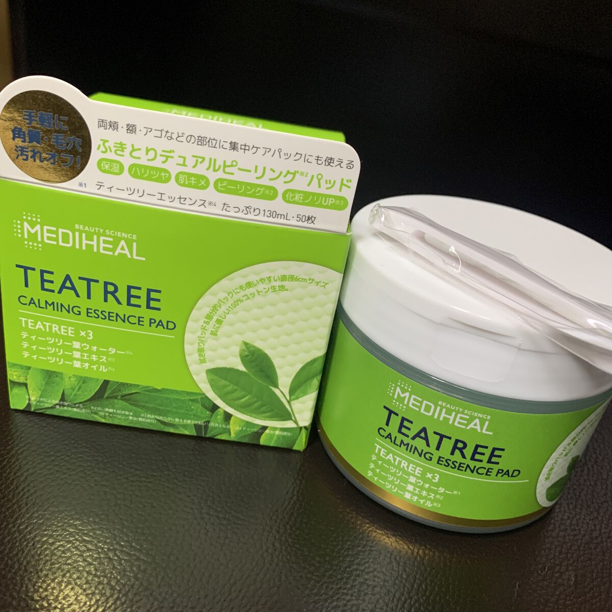 ティーツリーカーミングエッセンスパッド/MEDIHEAL/トナーパッドを使ったクチコミ（1枚目）