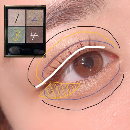 リアルクローズシャドウ/excel/アイシャドウパレットを使ったクチコミ(4枚目)