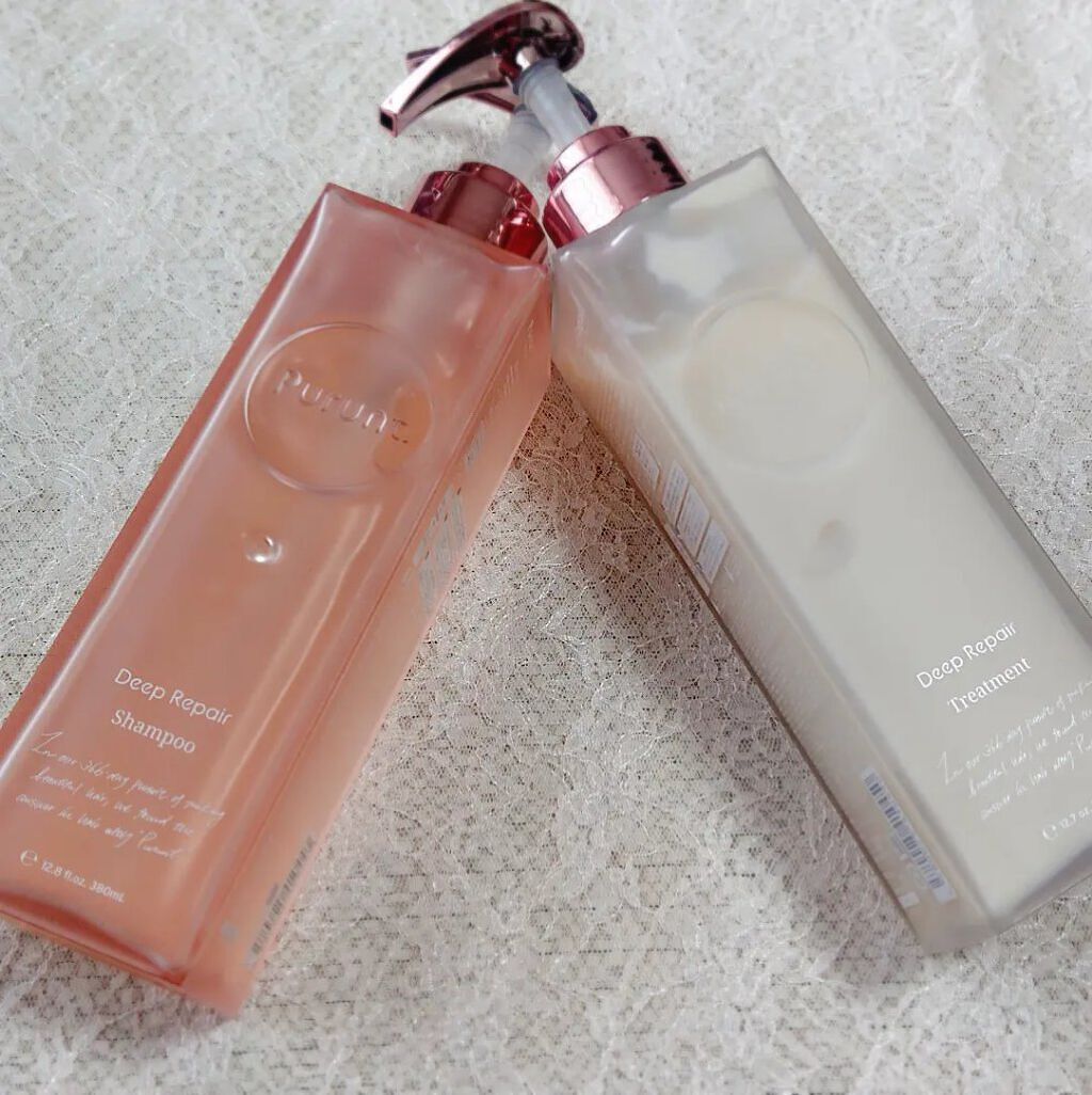 プルント ディープリペア美容液シャンプー／トリートメント/Purunt./市販シャンプーを使ったクチコミ（2枚目）